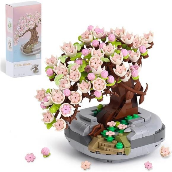 Mini Bricks Flowers Bonsai Model 426 pcs Creative DIY Simulation Mini - Picture 1 of 7